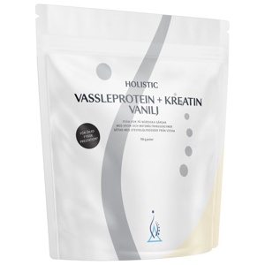 Holistic Vassleprotein + Kreatin Vanilj 750 g produkt bild
