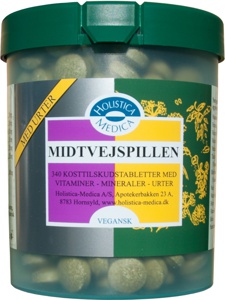 Midtvejspillen - 340 tabletter produktbillede