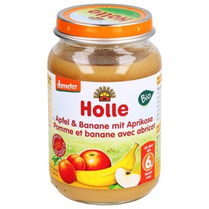 Holle Apfel & Banane mit Aprikose Produktbild