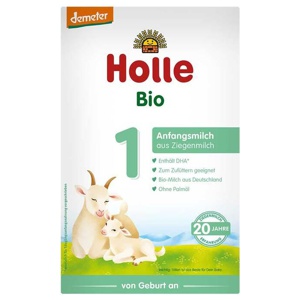 Holle Bio Anfangsmilch 1 auf Ziegenmilchbasis, 400 g Pulver Produktbild