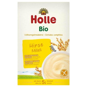 Holle Bio-Vollkrongetreidebrei Hirse Produktbild