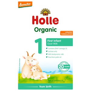 Holle Modermælkserstatning Gedemælk Basis 1 Ø 400 g produktbillede