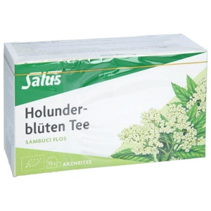 Holunderblüten Arzneitee Sambuci flos Salus Fbeutel, 15 St Filterbeutel Produktbild
