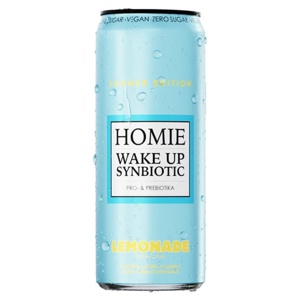 Homie Wake Up Synbiotic, Lemonade, 1 st produkt bild
