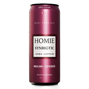 Homie Wake Up Synbiotic Melon / Lychee 1 stk produktbillede