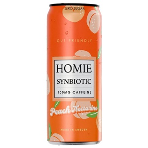 Homie Wake Up Synbiotic Peach Nectarine 1 st produkt bild
