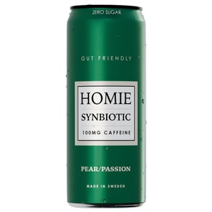 Homie Wake Up Synbiotic Pear Passion 330ml produkt bild