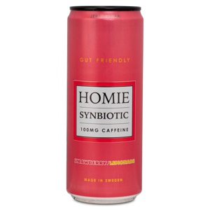 Homie Wake Up Synbiotic Strawberry Lemonade 1 stk produktbillede