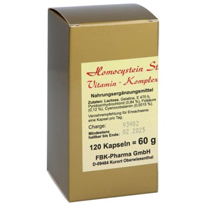 Homocystein Stoffwechsel-Vitamin-Komplex N 120 Stück Produktbild