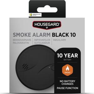 Housegard Black 10 brandvarnare med inbyggt 10-årsbatteri produkt bild