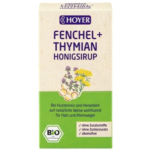 HOYER Fenchel+Thymian Honigsirup Produktbild