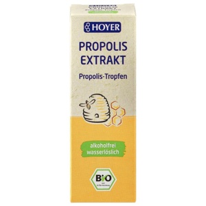 HOYER Propolis Extrakt Bio alkoholfrei wasserlösl. Produktbild