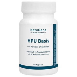 HPU Basis Zink-Komplex + Vitamin B6 + Mangan vegan Kapseln, 90 St Kapseln Produktbild