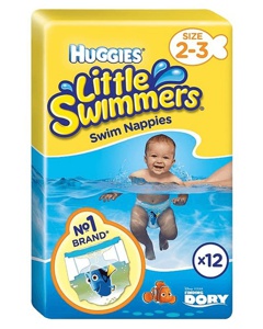 Huggies Little swimmers badeble (3-8 kg) - 12 stk produktbillede