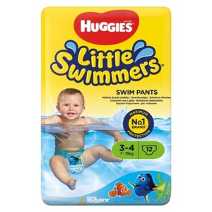 Huggies Little swimmers badeble (7-15 kg) - 12 stk produktbillede