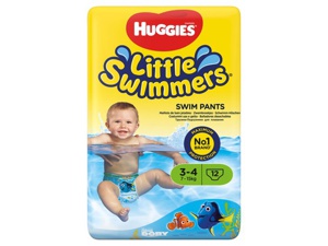 Little Swimmers Svømmebleier 7-15 kg 12 stk produktbilde