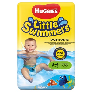 Huggies Little Swimmers Swim Nappies Size 2-3 12 Pack product image