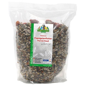 Hugro Papageienfutter mit Früchten und Blüten Produktbild