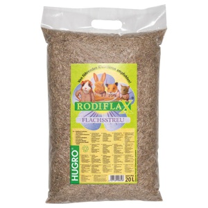 Hugro RODIFLAX Flachsstreu Leinenstreu Produktbild
