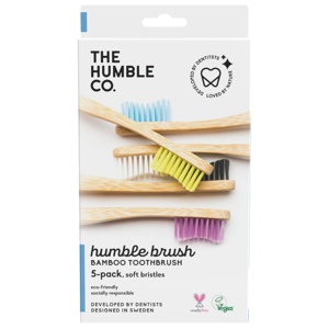 Humble Bambutandborste Mjuk 5-pack produkt bild