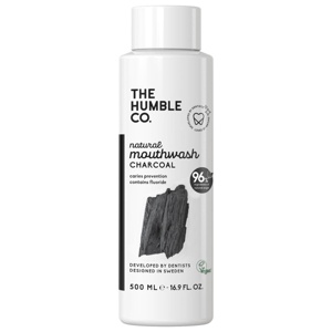 Humble Natural Mouthwash Charcoal 500 ml produkt bild