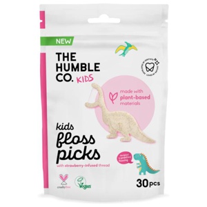 Humble Växtbaserade Tandtrådsbyglar för Barn 30-pack produkt bild