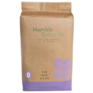 HumbleBummies Bambublöjor strl 0 2-4 kg produkt bild