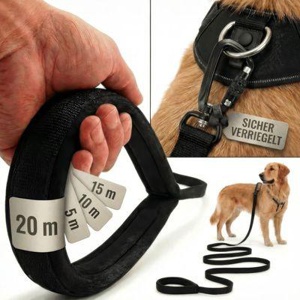 HUND IST KÖNIG ® Hunde Schleppleine mit Sicherheitskarabiner & gepolsterter Handschlaufe 5 m Produktbild