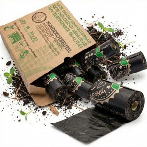 HUND IST KÖNIG Hundekotbeutel biologisch abbaubar & kompostierbar – OK compost HOME zertifiziert [270 Stk.] Produktbild