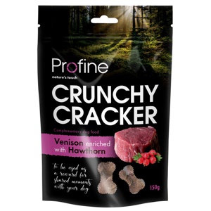 Crunchy Cracker Venison Hawthorn Hundgodis 150g produkt bild