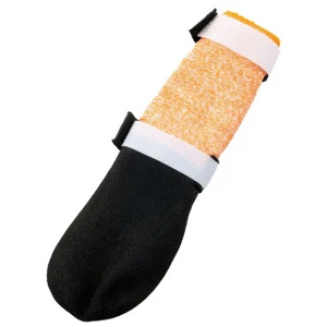 Hundskor Non-Stop Dogwear Protector bootie high Black/orange 4x2XL produkt bild
