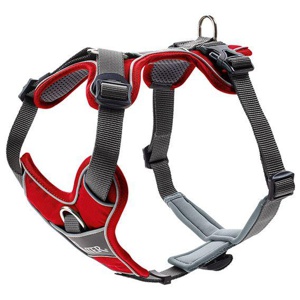 Hunter Geschirr Divo, rot/grau Produktbild