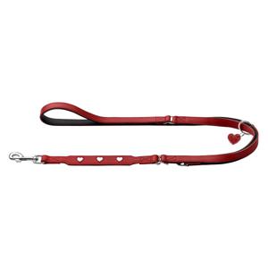 HUNTER Love justerbart koppel, rött - 200 cm lang, 18 mm breit produkt bild