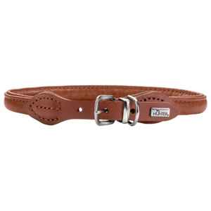 Hunter Round & Soft Hundhalsband Brun produkt bild