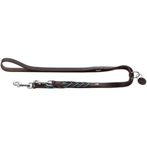 Hunter Verstellbare Führleine Solid Education Cord braun L-XL Produktbild