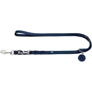 Hunter Verstellbare Führleine Solid Education dunkelblau 1,3 cm, 2 m Produktbild