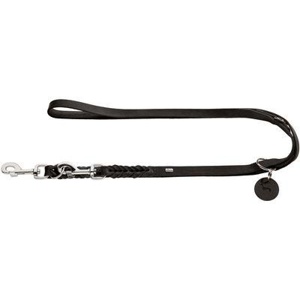 Hunter Verstellbare Führleine Solid Education schwarz 1,3 cm, 2 m Produktbild