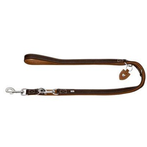 Hunter Verstellbare Führleine Tara dunkelbraun / beige M-L Produktbild