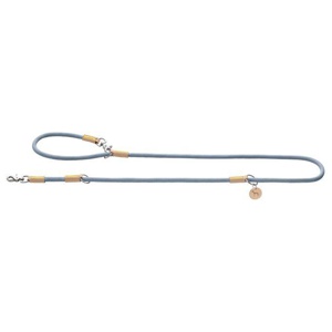 Hunter Verstellbare Hundeführleine Malia, taubenblau/beige Produktbild