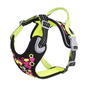Hurtta Weekend Warrior Hundsele Neon/Svart (60-80 cm) produkt bild