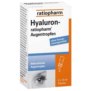 HYALURON-RATIOPHARM Augentropfen Produktbild