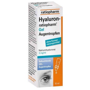 HYALURON-RATIOPHARM Gel Augentropfen Produktbild