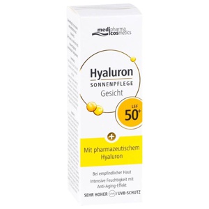 HYALURON SONNENPFLEGE Gesicht Creme LSF 50+ Produktbild