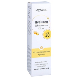 HYALURON SONNENPFLEGE Körper Creme LSF 30 Produktbild