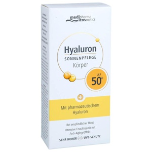 HYALURON SONNENPFLEGE Körper Creme LSF 50+ Produktbild