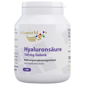 Hyaluronsäure 100 mg Gelenk Kapseln, 100 St Kapseln Produktbild