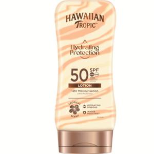 Hawaiian Tropic Hydrating Protection Lotion SPF50, 180 ml produkt bild