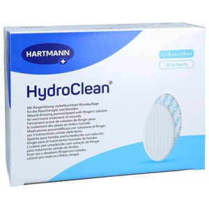 Hydroclean Kompressen 8x14 cm oval steril, 10 St Kompressen Produktbild