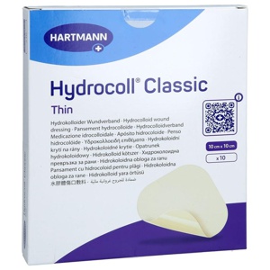 HYDROCOLL Classic Thin Wundverband 10x10 cm Produktbild