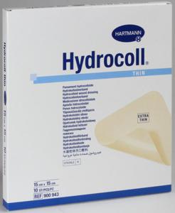 Hydrocoll thin plattor 15x15 cm 10 st produkt bild